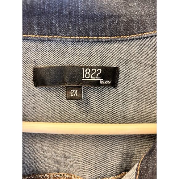 1822 Ladies Denim Jacket 2X - Picture 3 of 5